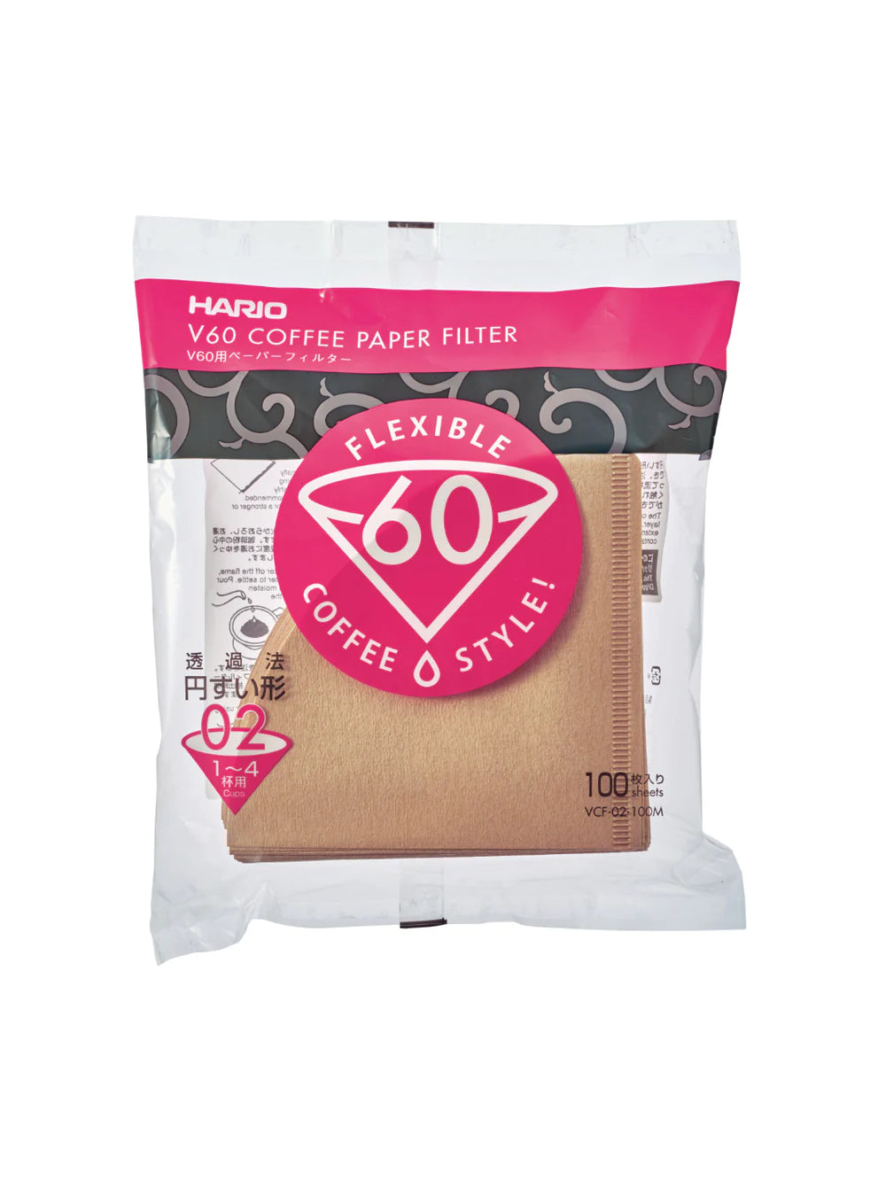 HARIO V60-02 Filters (100-Pack)